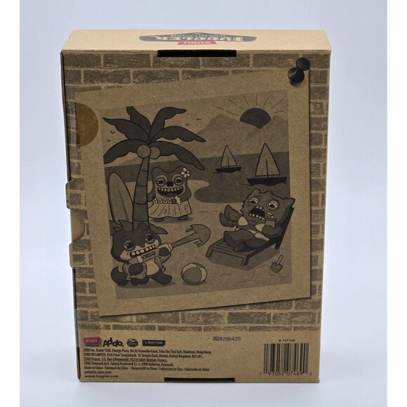 Zuru Fuggler Vacay Vibes Reek O' 9" Orange Funny Ugly Monster Plush Toy - Picture 3 of 6